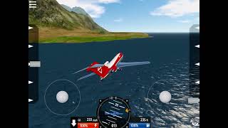 727 crosswind landing #simpleplanes