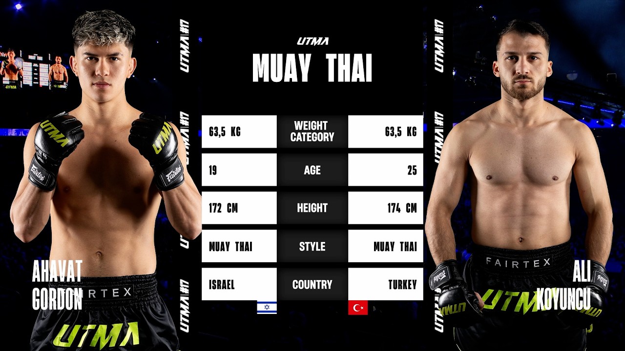 AHAVAT GORDON vs ALI KOYUNCU | FULL FIGHT | UTMA 17