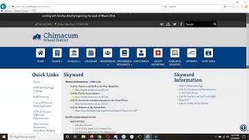 Accessing My Skyward Family Account