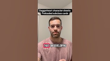 Daggerheart character sheet: preloaded subclass #ffxivttrpg #ffxiv #dnd #daggerheart @questportal