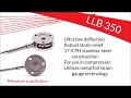 Futek usb220 and llb350 compression load button