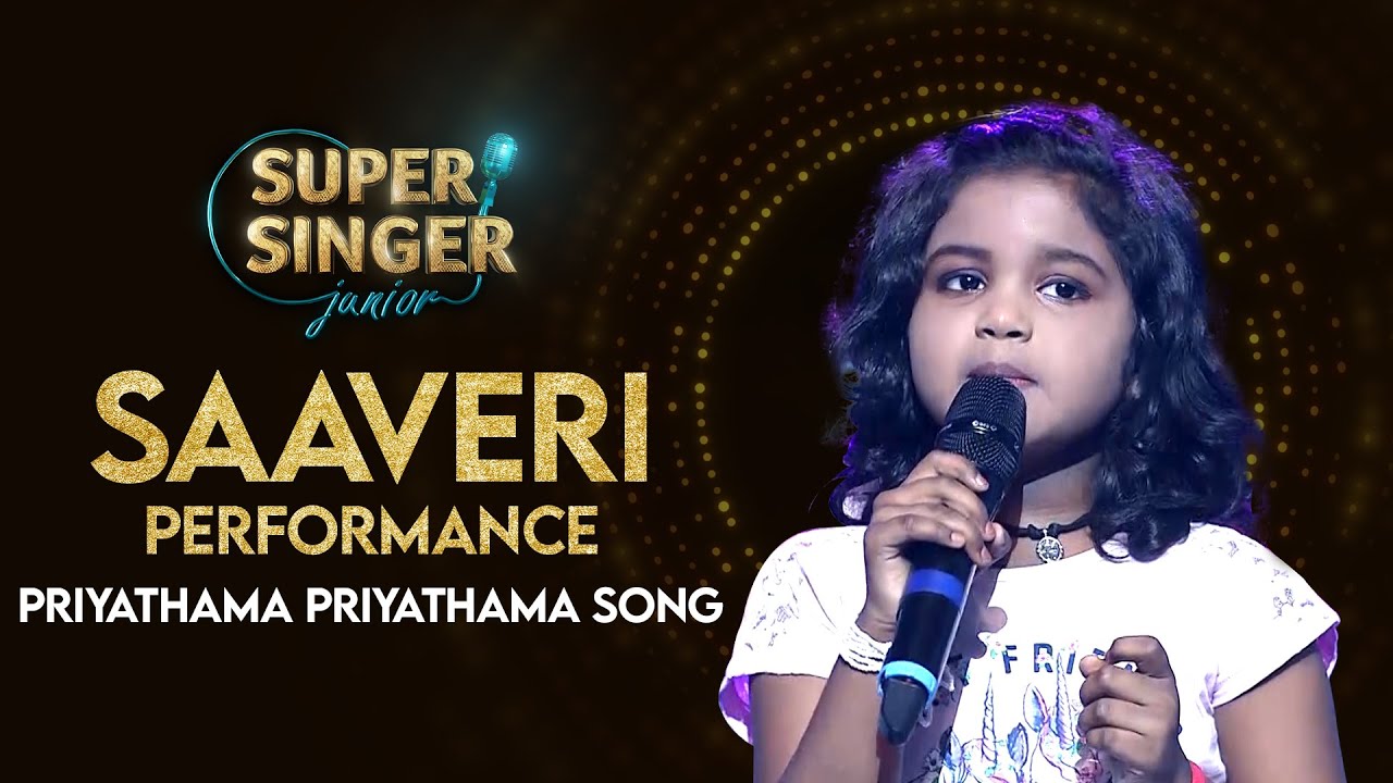 Saaveris Priyathama Priyathama Song Performance  Super Singer Junior  StarMaa