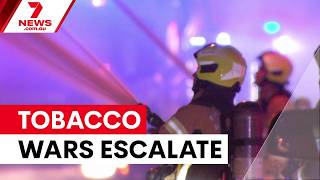 Richmond firebombing destroys 12 businesses in tobacco war | 7NEWS