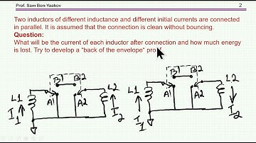 A riddle on paralleling charged inductors