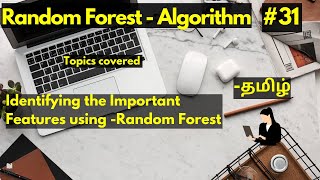 Identifying the best features using the Random Forest in Tamil | Hands on | Machine Learning #31
