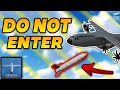 What happens if you enter restricted area  turboprop flight simulator