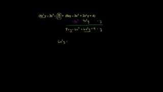 Adding polynomials with multiple variables