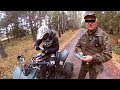 COPS in the forest !!! they wanted to catch us on quads - Ucieczka quadami przed grzybiarzami :)