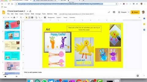 Sharing Google Slide links in Seesaw