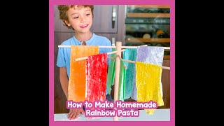 Homemade Rainbow Pasta Recipe