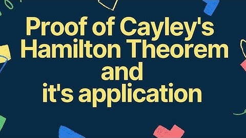 Lecture 12 || Proof of Cayley
