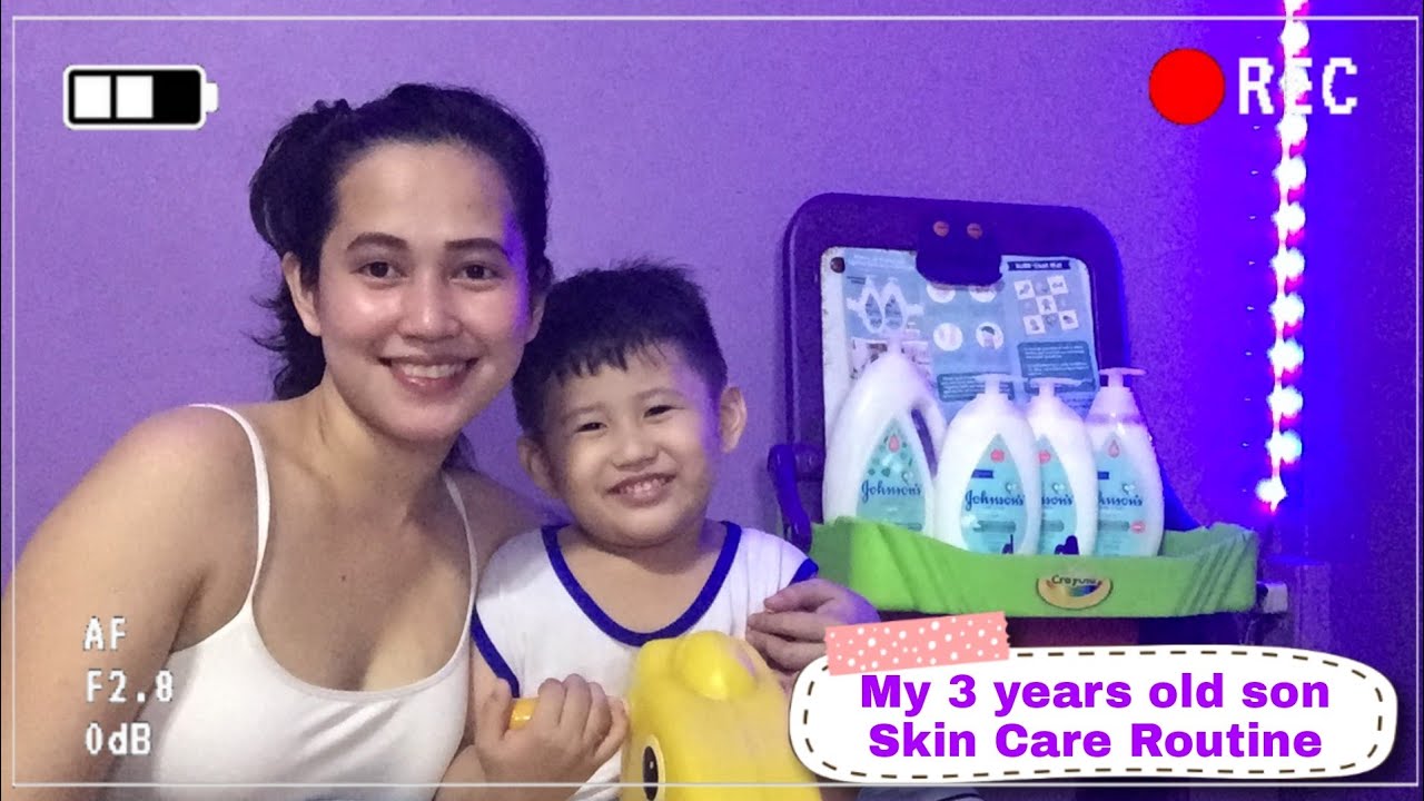TODDLER skin care routine 👶 Johnson'sBaby PoweredUpProtection 