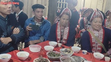đám cưới dân tộc dao đỏ trên núi hát páo zung của 2 họ thau đêm p4