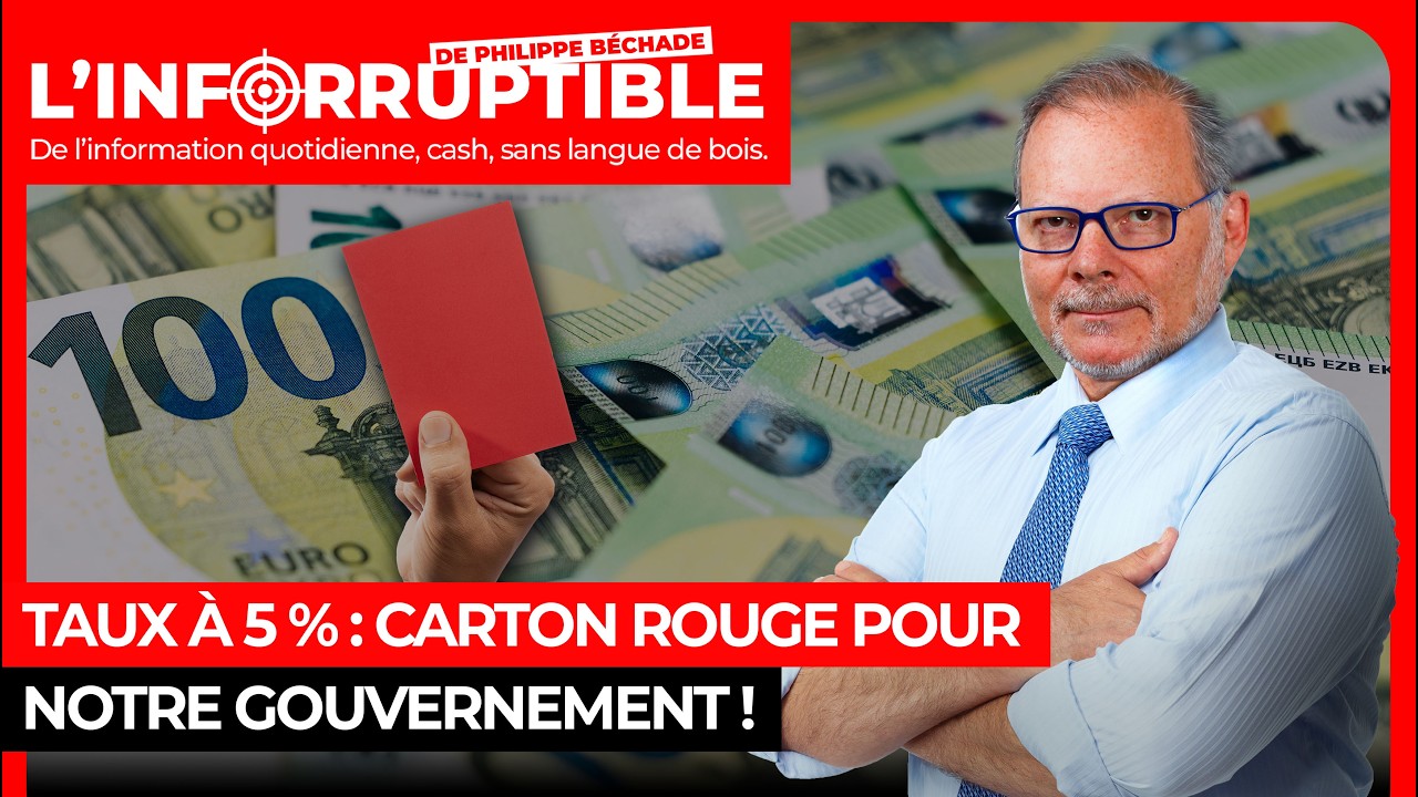 Taux à 5 % : carton rouge pour notre gouvernement !