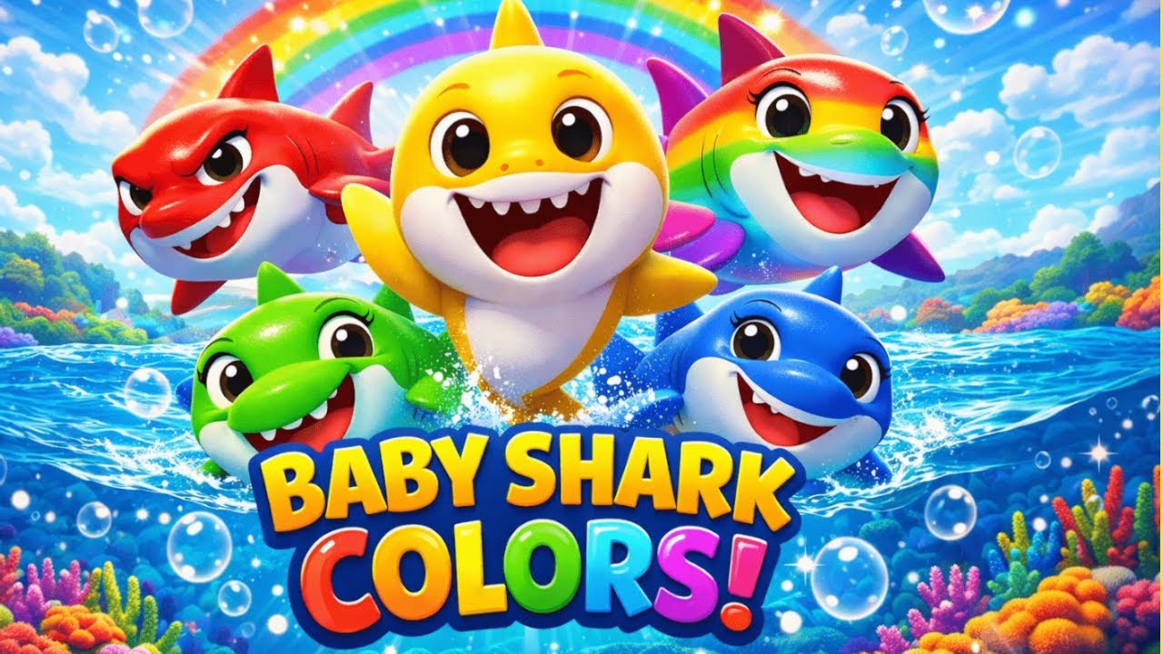 Baby Shark Colors Adventure | Learn Colors with Sharks! - YouTube