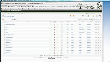 Managing Articles in Joomla 1.5