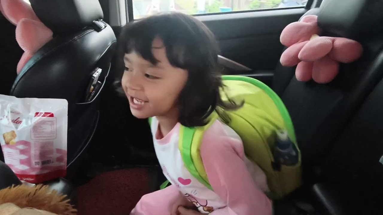 Di jalan menuju tempat les 