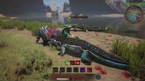 Path of Titans - Deinosuchus Hunting Compliation #41