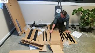 Celebrity Flexispot E6 Dual motor standing desk FULL assembly & review | How to assemble the Flexispot E6 desk Wealth