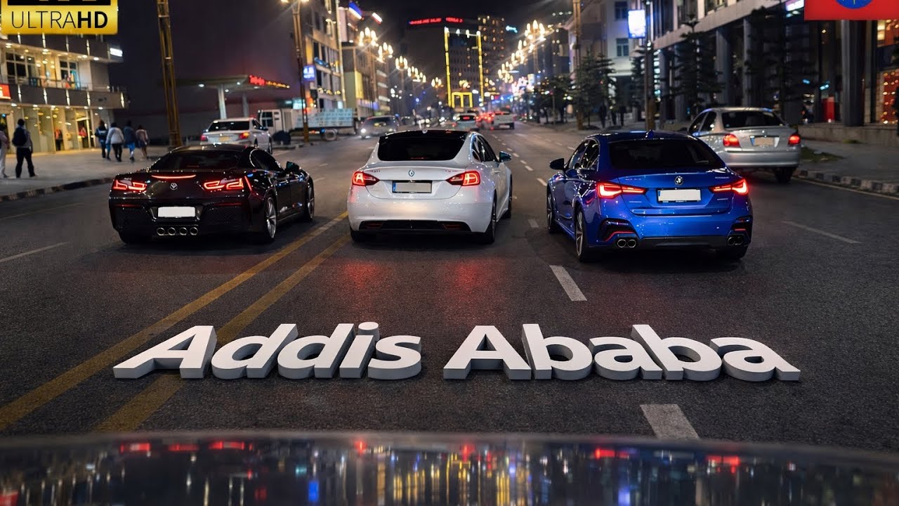 Addis Ababa Nightlife in 4K 🇪🇹 | Africa’s Most Beautiful City at Night ...