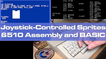 C64 Joystick-Controlled Sprites in Assembly and BASIC
