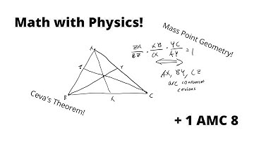 Mass Point Geometry - Math with Physics! Ceva