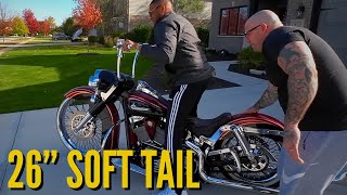 Picking up Robs 26 HARLEY SOFTTAIL DIRTY TAIL to fix the Air Rids to Sell
