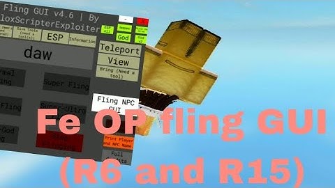 Roblox Fe Script Showcase | Fe OP fling GUI | Fluxus and Hydrogen and Delta