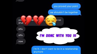 REVERSE** Break up prank on boyfriend ( HE CRIES 😭😭😭 !! )