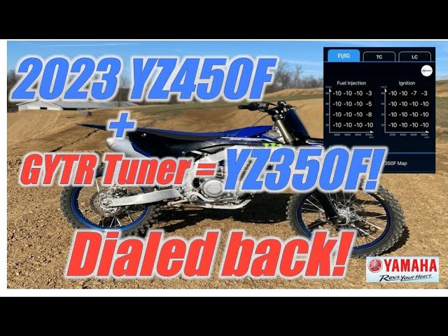 2023 Yamaha YZ450F Race Spec - Dial in your new bike! 