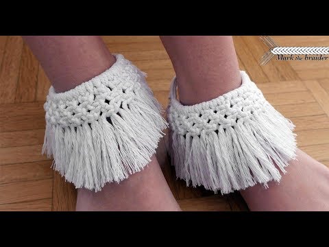 Macrame anklets- exotic style