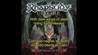 Rhapsody Of Fire - Dark Wings of Steel (Lyrics &amp; Sub. Español)