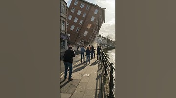 😱 RiverSide Building Collapse in the Middle of the City! 🚨🏙️ #BuildingCollapse #CityDisaster