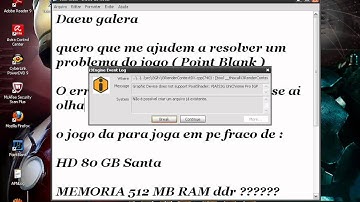 Erro ( i3Engine Event Log ) do Point Blank