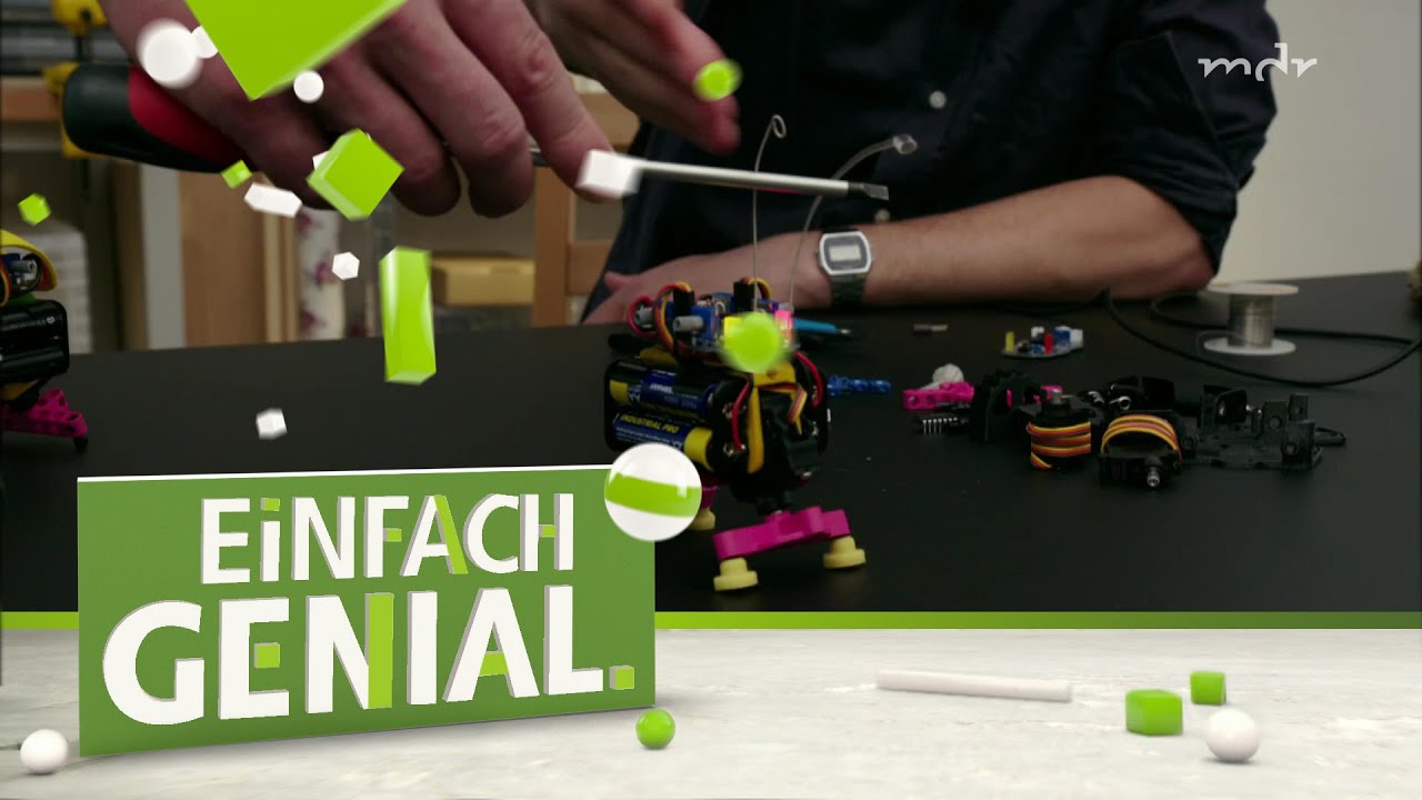 Laufroboter-Bausatz für Kinder | Einfach genial | MDR