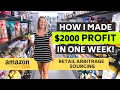 $2000 Profit in One Week Selling On Amazon with Retail Arbitrage