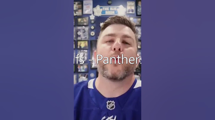 SteveDangle   LFR18   Round 2, Game 7   Meet The Leafs   Panthers 6, Maple Leafs 1