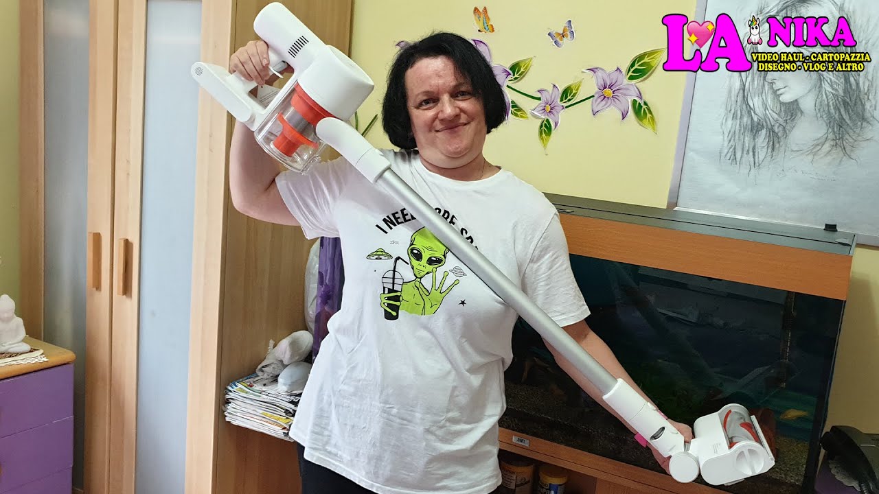 XIAOMI G9 ASPIRAPOLVERE PORTATILE SENZA FILI 120AW CON BATTERIA STACCABILE  RECENSIONE E TEST - YouTube