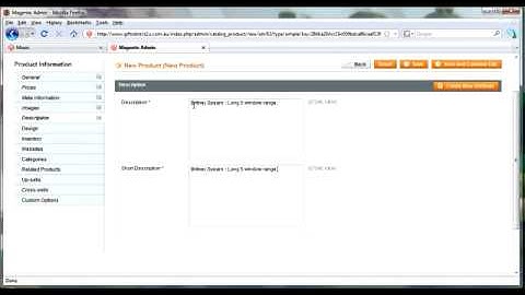 Magento  Adding, Deleting and Managing Products   Tutorial