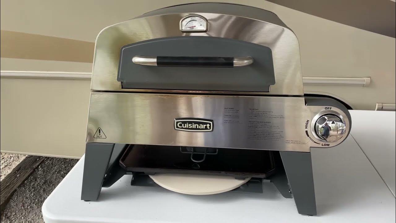 Cuisinart 3in1 pizza oven first cook review YouTube