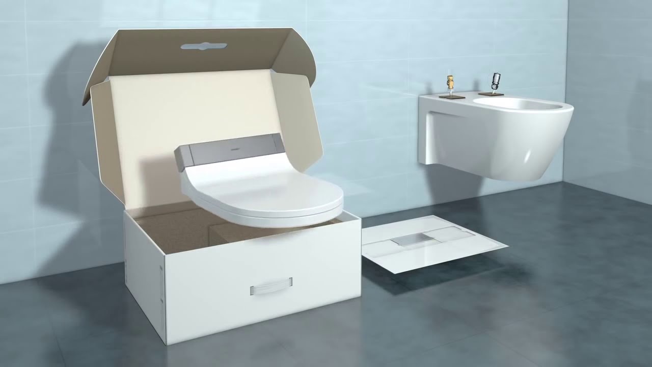 Duravit SensoWashStark C подвесной 610200002000300 - Монтаж и подключение