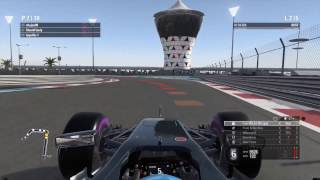 F1 2016 Multiplayer [Part 7]- 5 lap Sprint Race in Abu Dhabi