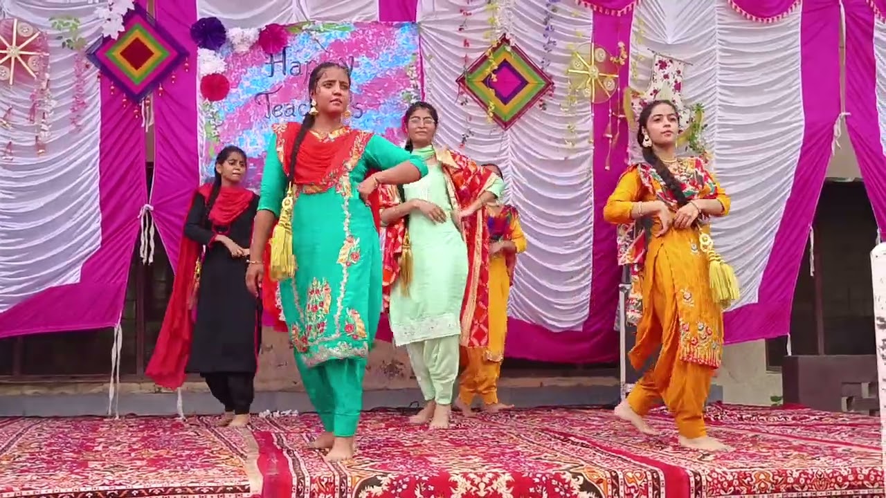 Girls performance on Teacher's Day