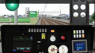 【BVE】中央線 回送列車をE257系で運転　（三鷹車両センター→東京）