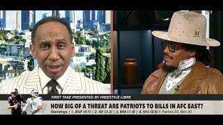 FIRST TAKE | Stephen A. & Cam Newton reacts to Drake Maye, Stefon Diggs star in Patriots beat Bills