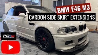 Installing Carbon Fiber Side Skirt Extensions | BMW E46 M3