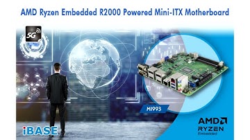 IBASE Unveils MI933 AMD Ryzen Embedded R2000 Powered Mini ITX Motherboard