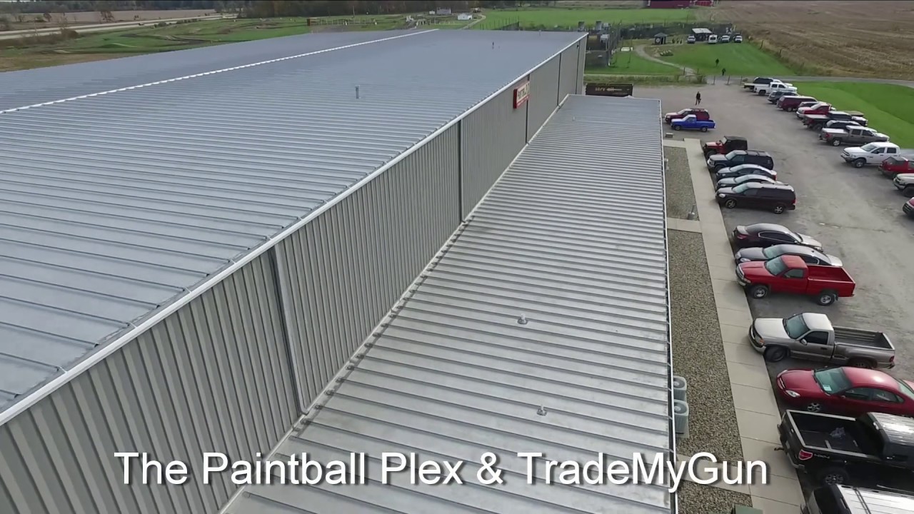 The Paintball Plex Drone View Home of YouTube