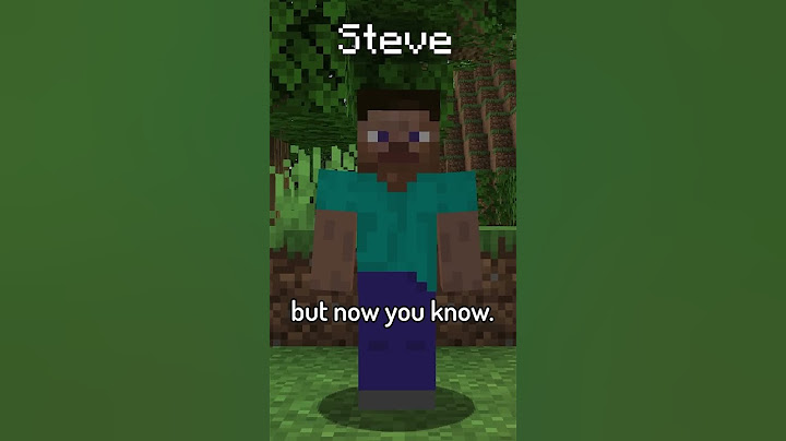 History of Minecraft's Steve... in 40 seconds