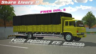 Share mod,livery&PPL || Hino ranger FF bak engkel jawir style terbaru 😹